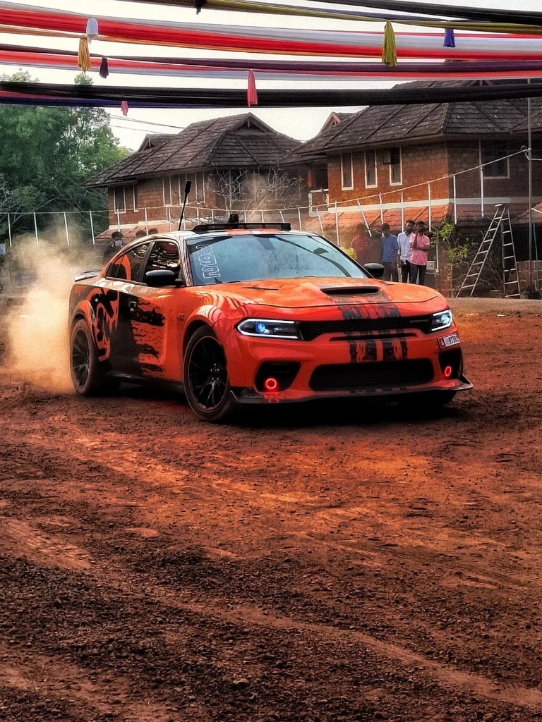 Dodge Charger Dirt Drift Stunt